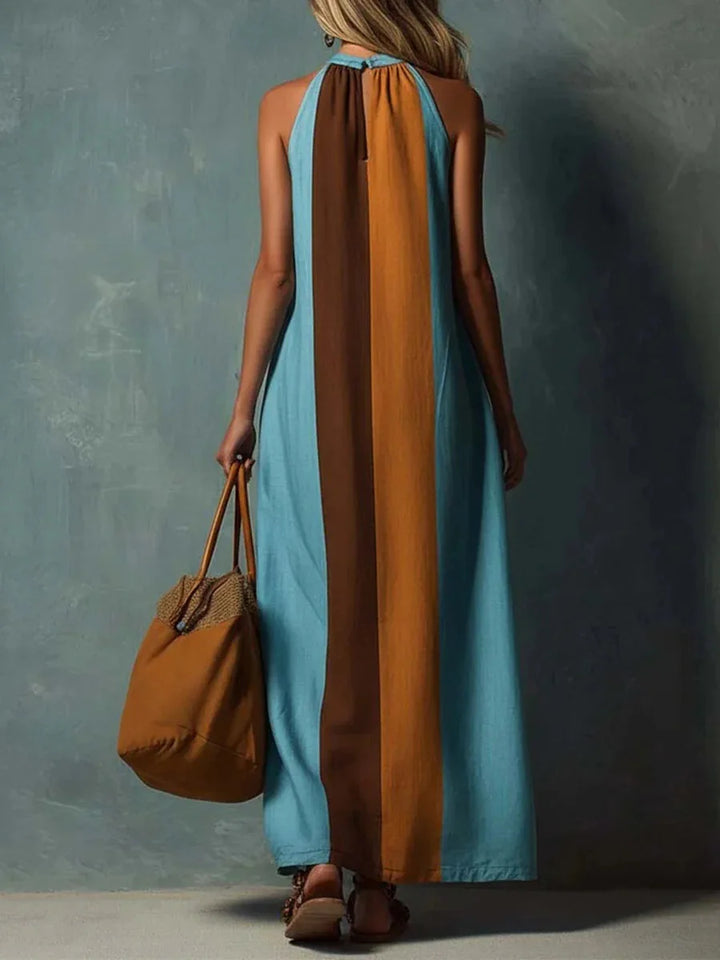 Marisol Elegant Halter Maxi Dress