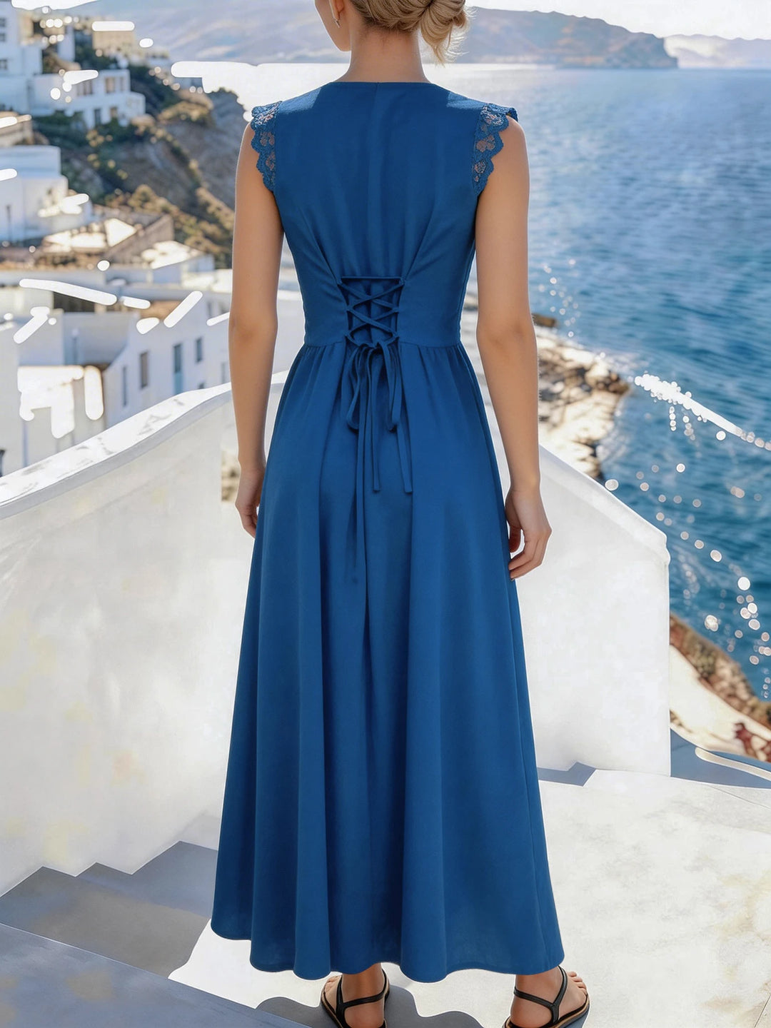 Tilly Square Neck Maxi Dres