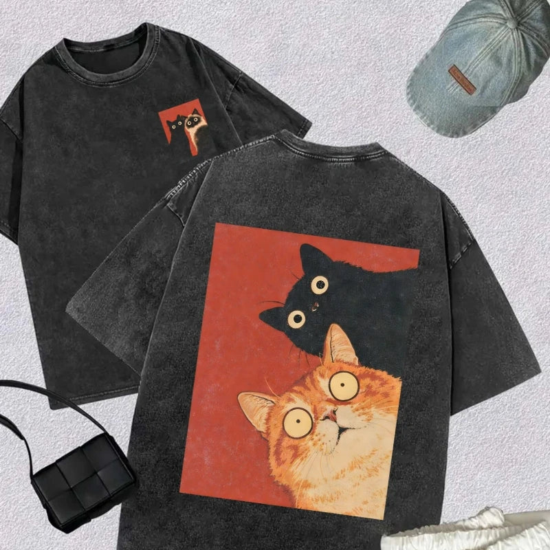 Reuben Funny Cat Graphic Tee