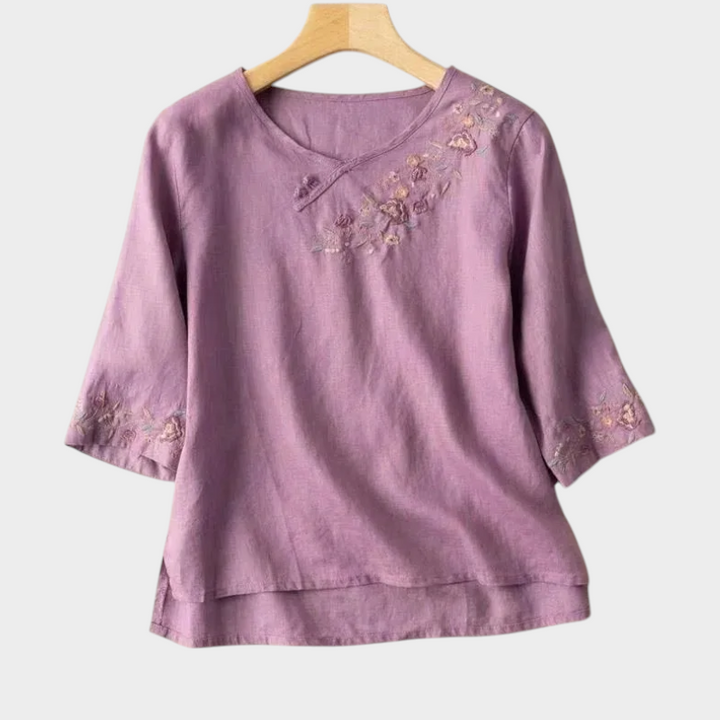 Seren Floral Embroidered Blouse