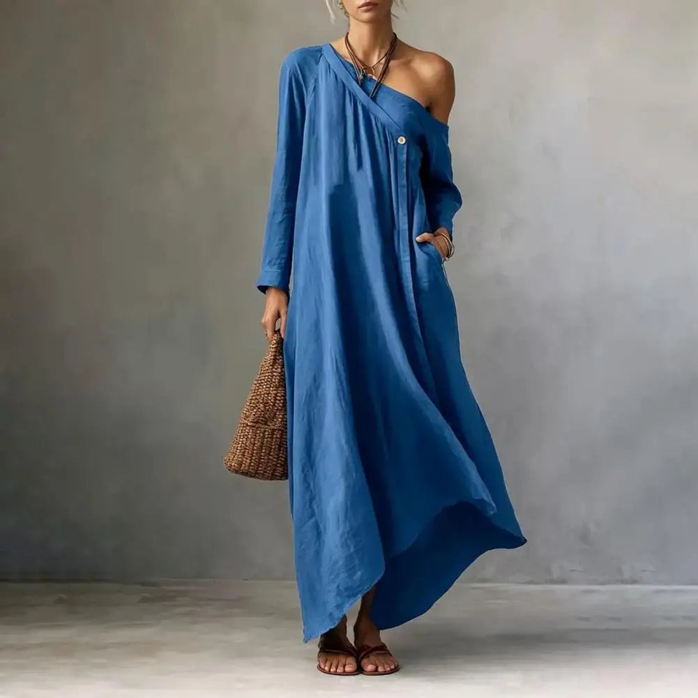 Sienna One Shoulder Maxi Dress