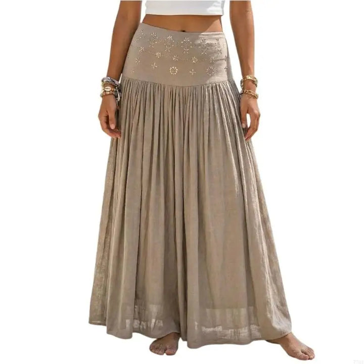 Elowyn Bohemian Maxi Skirt