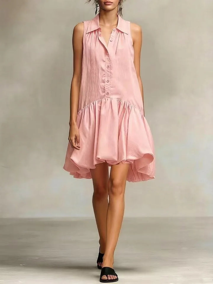 Sienna Breathable Shirt Mini Dress
