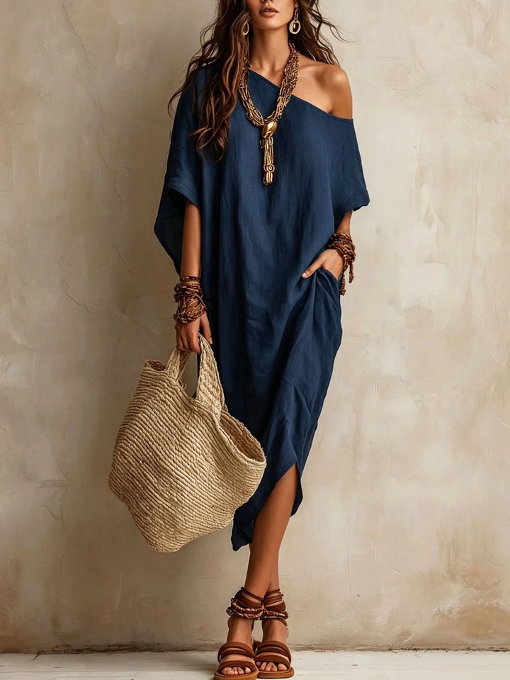 Marielle Batwing Sleeve Midi Dress