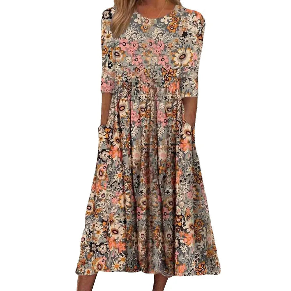 Chelsea Vintage Bloom Midi Dress