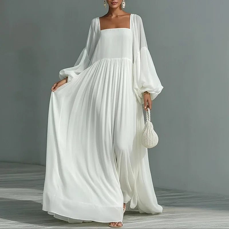 Bellamy Square Neck Wedding Guest Dress