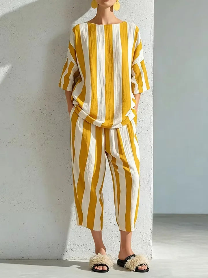 Reese Casual Striped Co-Ord Set