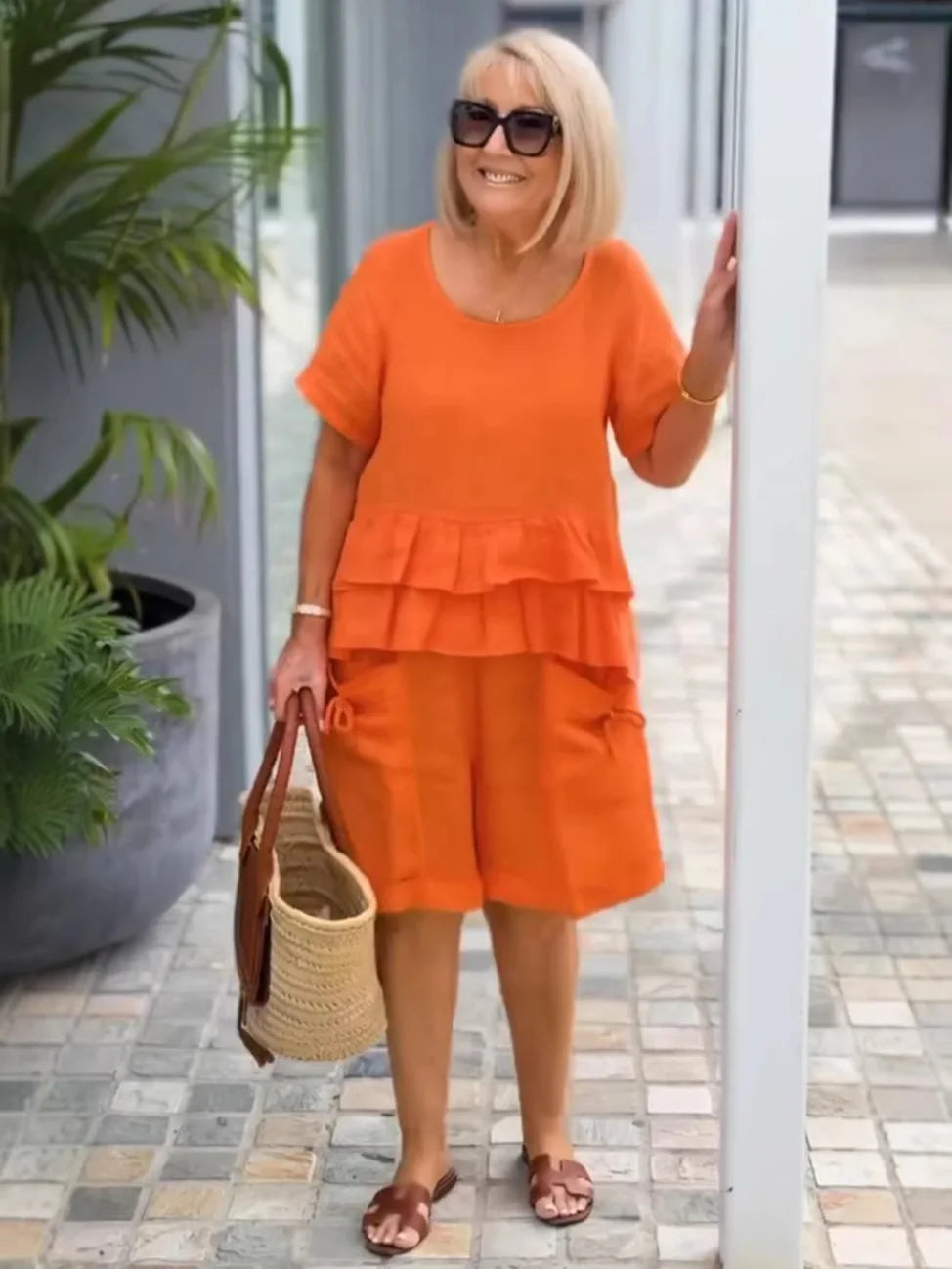 Presley Relaxed Summer Shorts Set