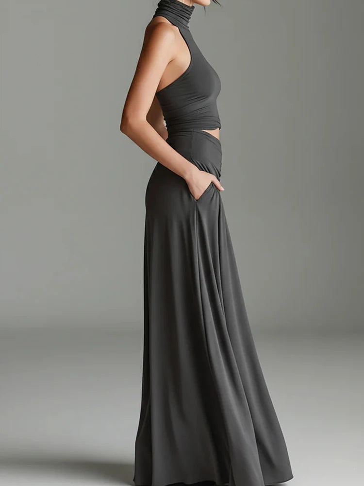 Sierra  Flowy Maxi Skirt Set