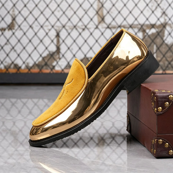 Cassian Metallic Embroidered Loafers