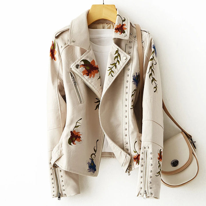 Sadie Studded Leather Jacket