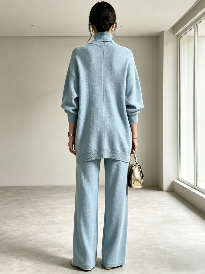 Marguerite Wrap Front Sweater Set