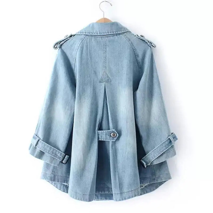 Darby Denim Cape Jacket
