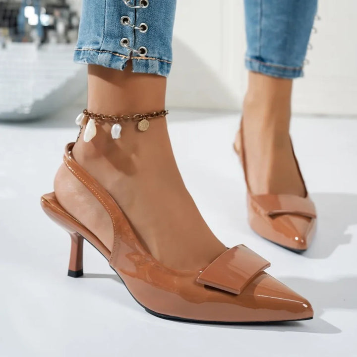 Celeste Pointed Slingback Heels