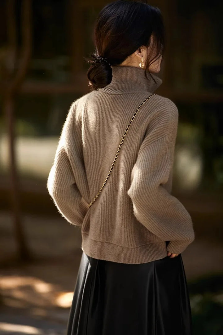 Camille Half-Zip Cashmere Sweater
