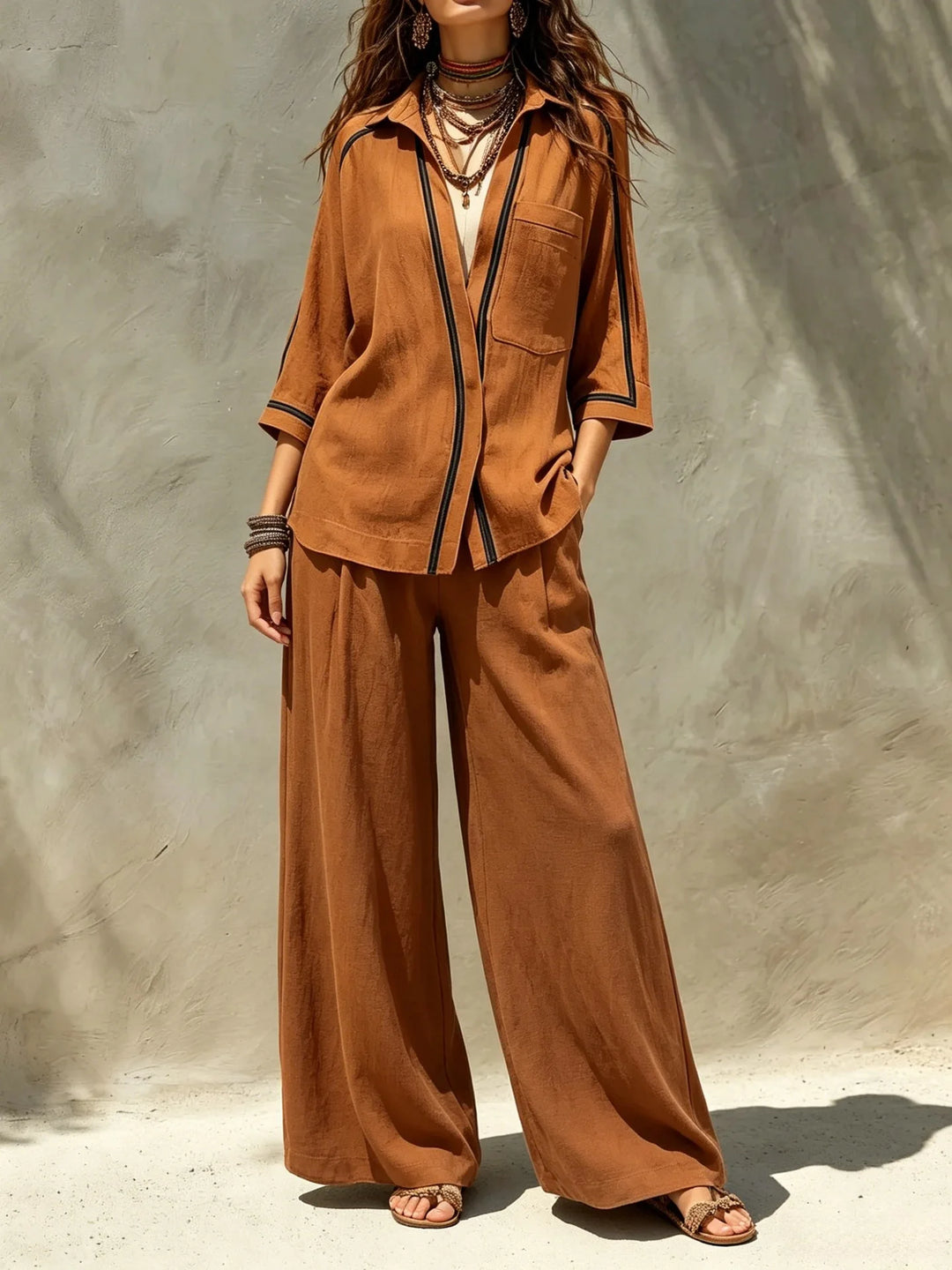 Celeste Casual Relaxed Co-Ord Set