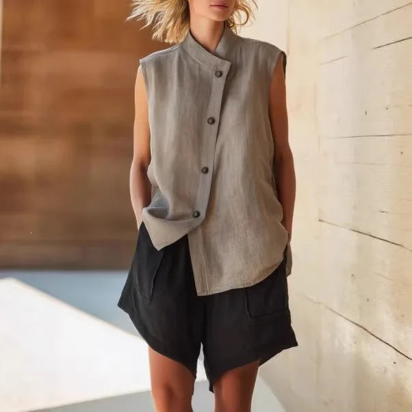 Kaia Button Front Two-Piece Set