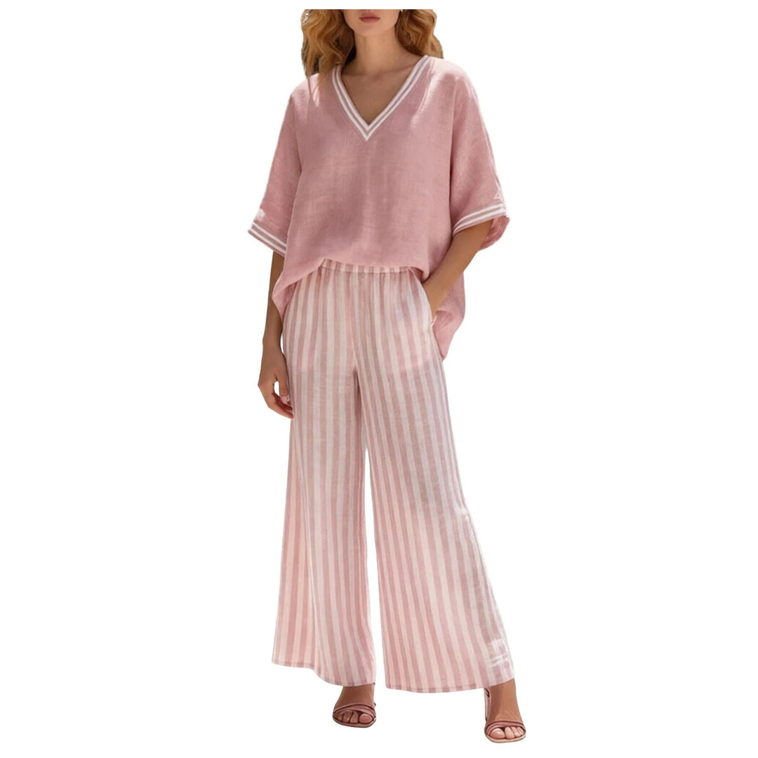 Mila Striped Two Piece Set