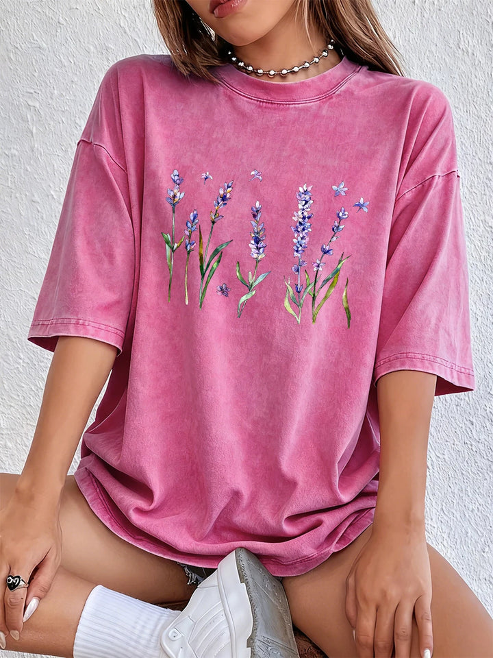 Delilah Oversized Floral Tee