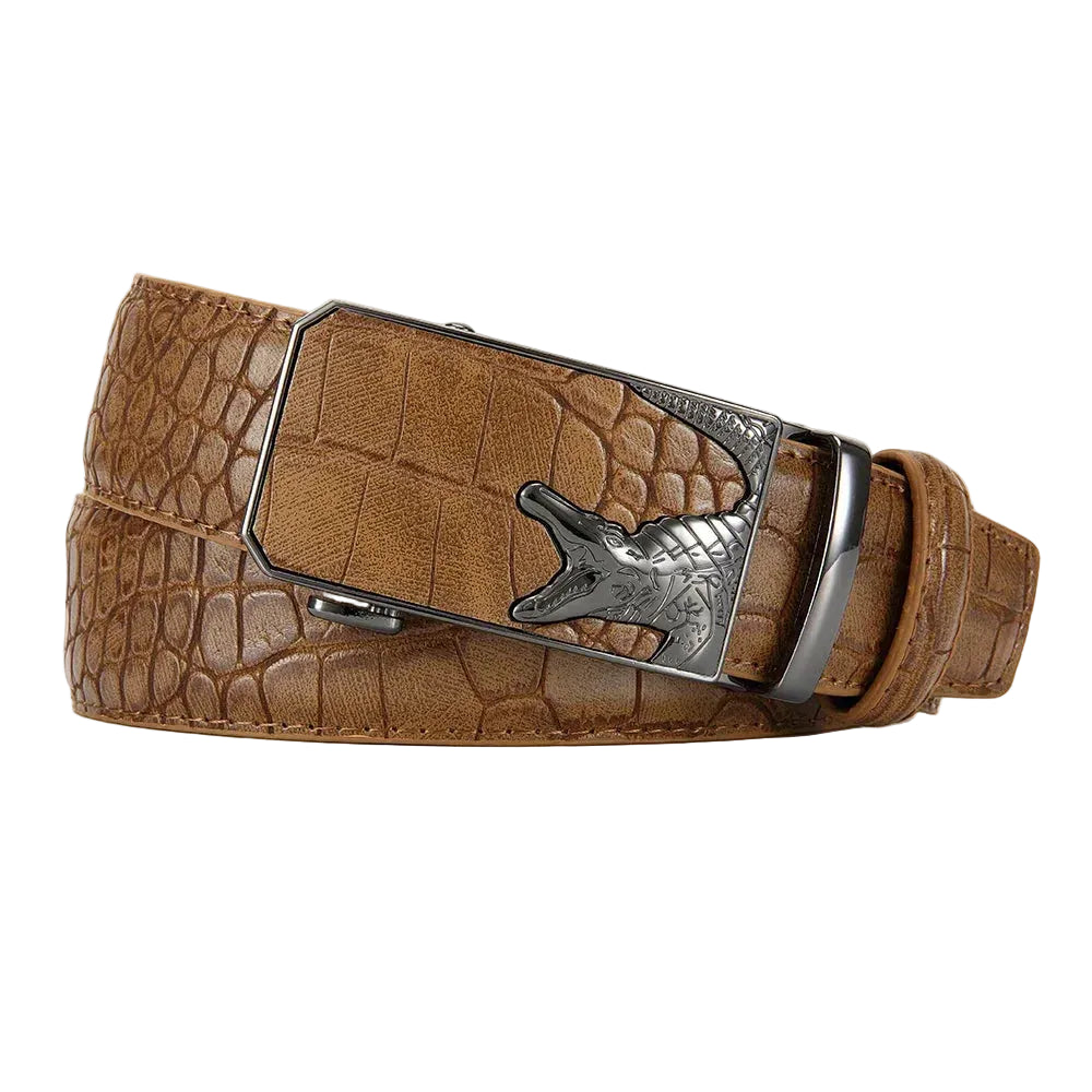Graham Buckle Business Leather Belt