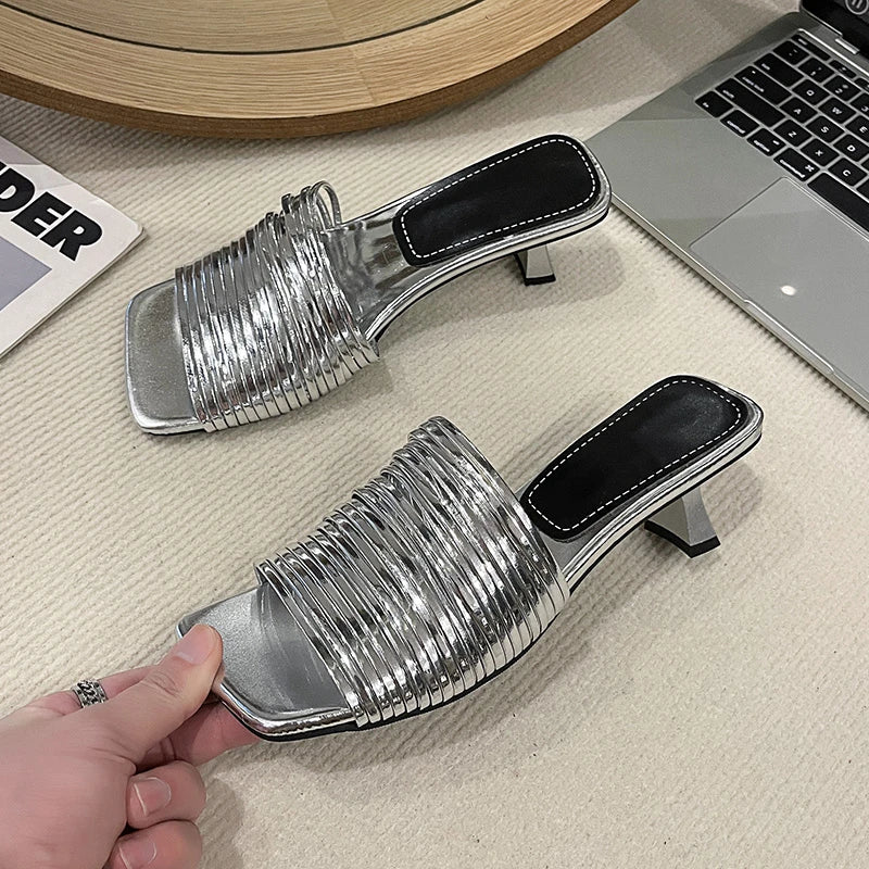 Selene Elegant Slip On Sandals