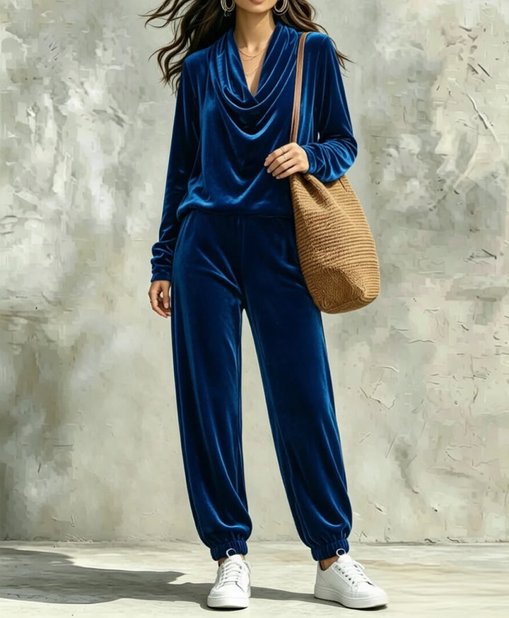 Elodie Cowl Neck Pant Set