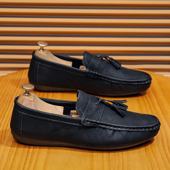 Thomas Leather Slip On Loafers