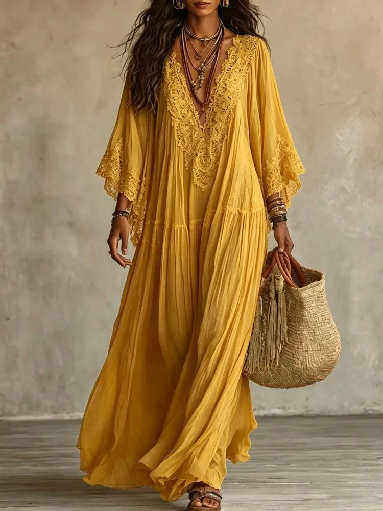 Zahara Bohemian Maxi Dress