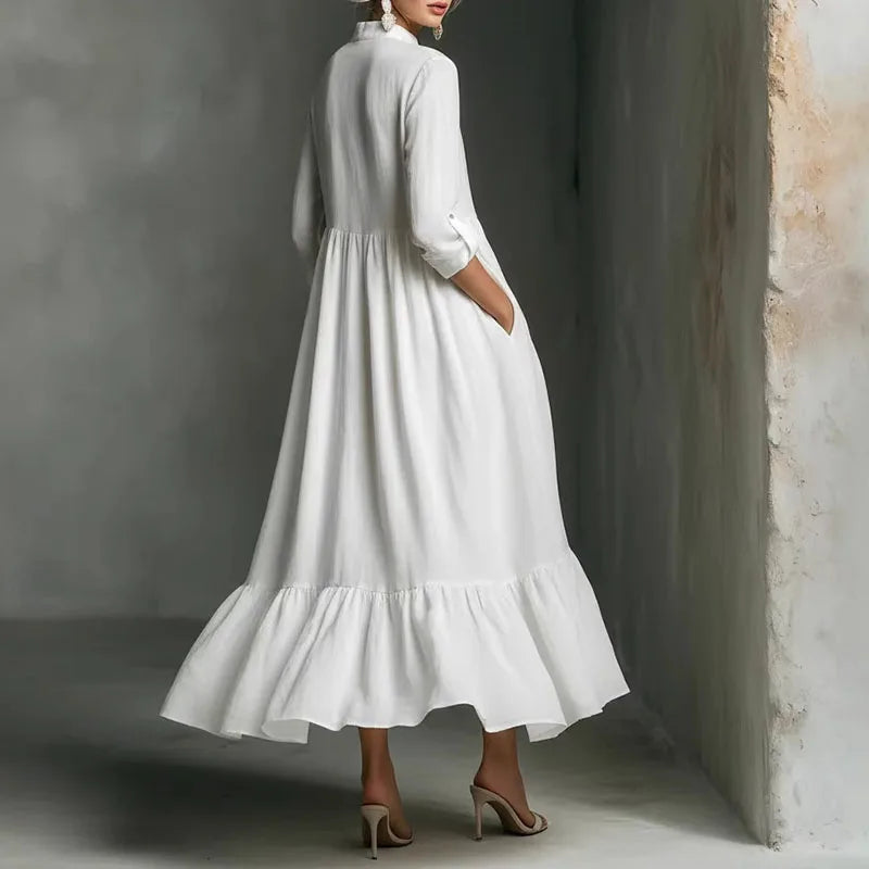 Zaniyah Ruffle Hem Maxi Dress