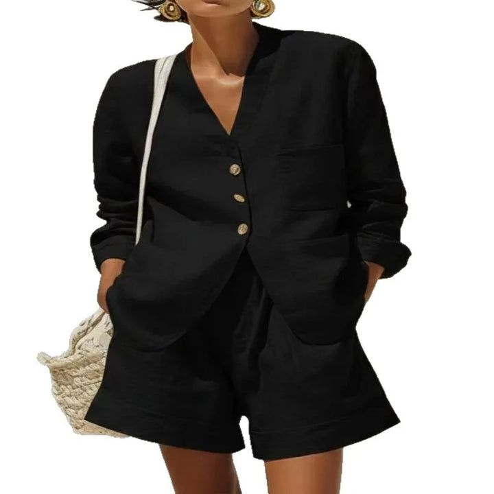 Annelise Tailored Shorts Set