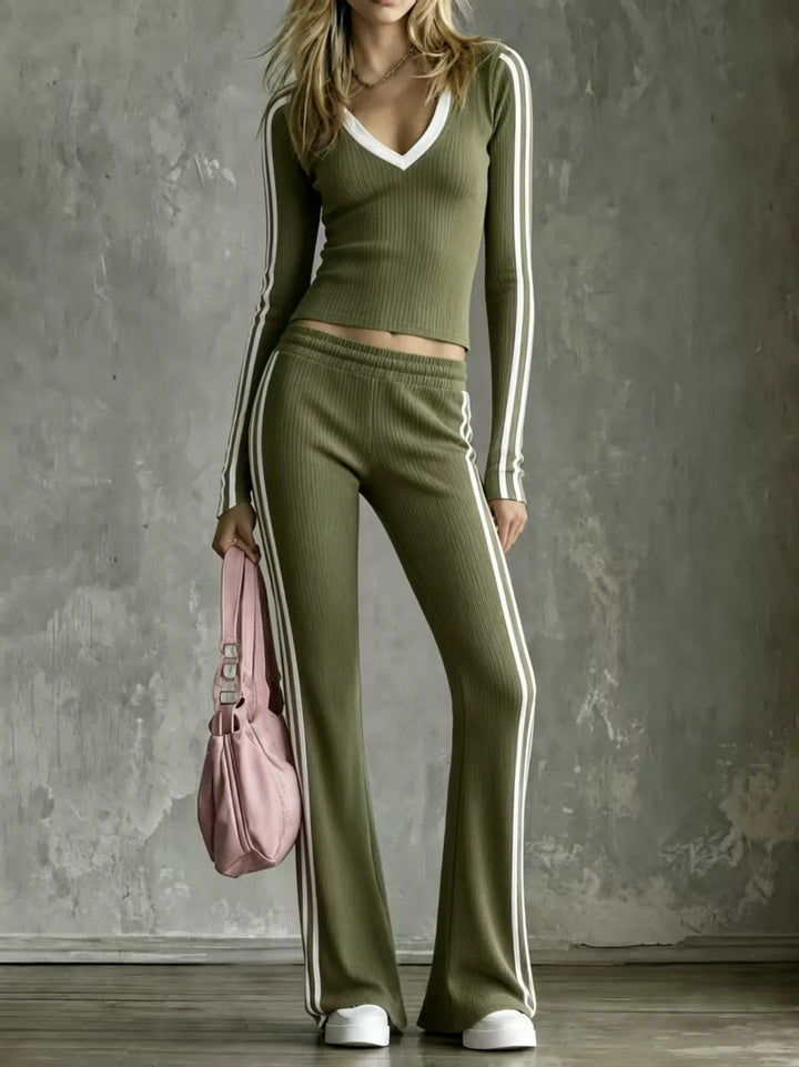 Briar Ribbed Knit Matching Set