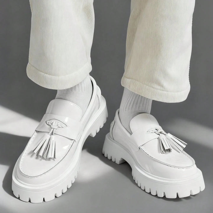 Monaco Leather Tassel Loafers