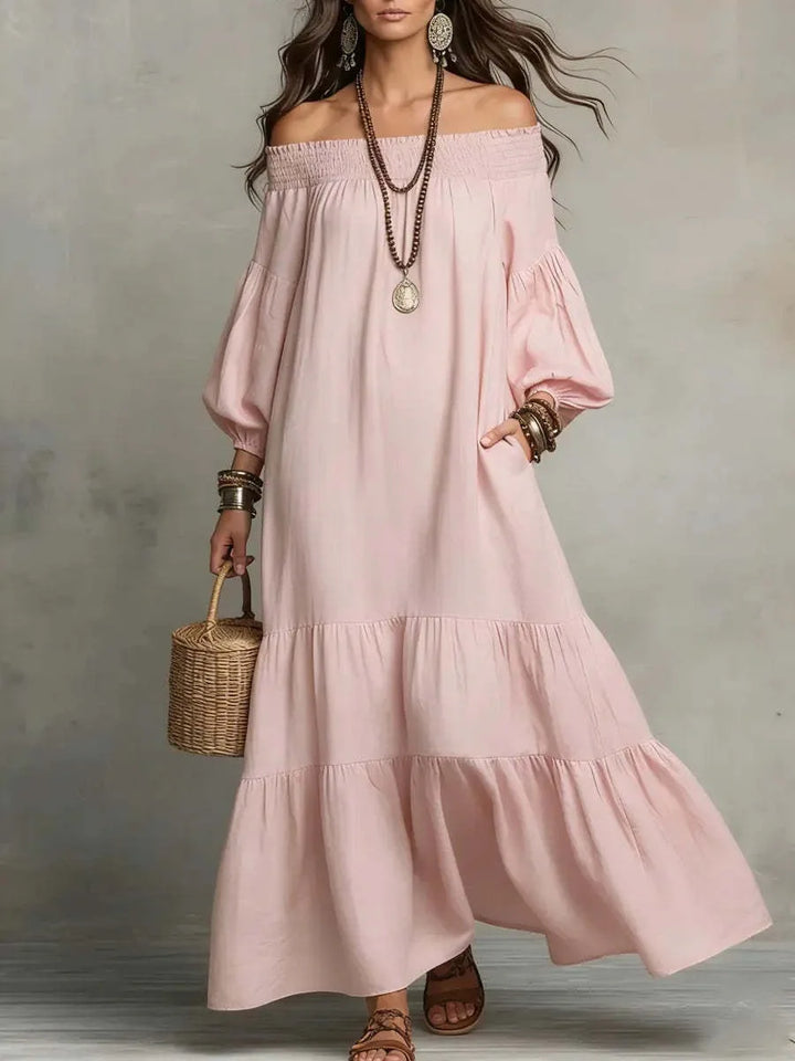 Willa Off Shoulder Maxi Dress