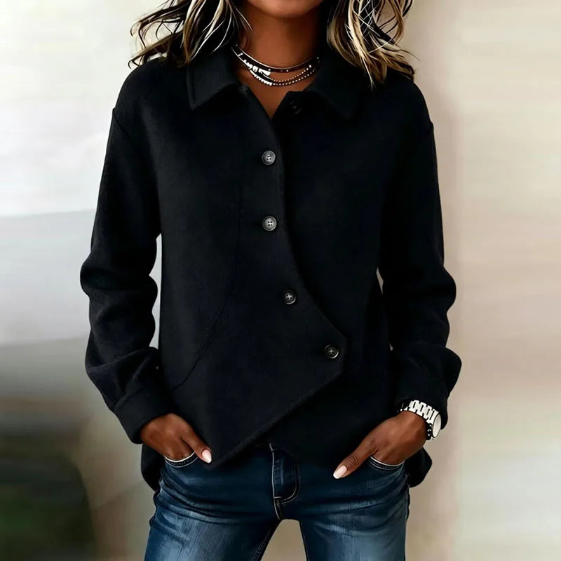 Tessa Velvet Button Jacket