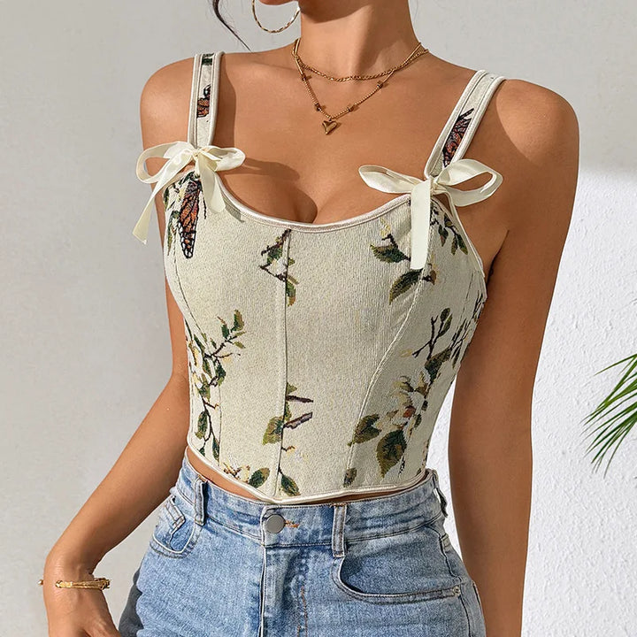Marlowe Floral Corset Top
