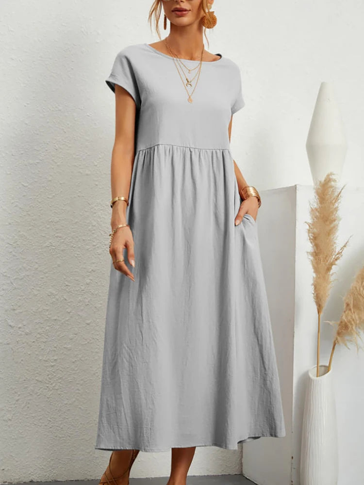 Rosalie Relaxed Pocket Maxi Dress