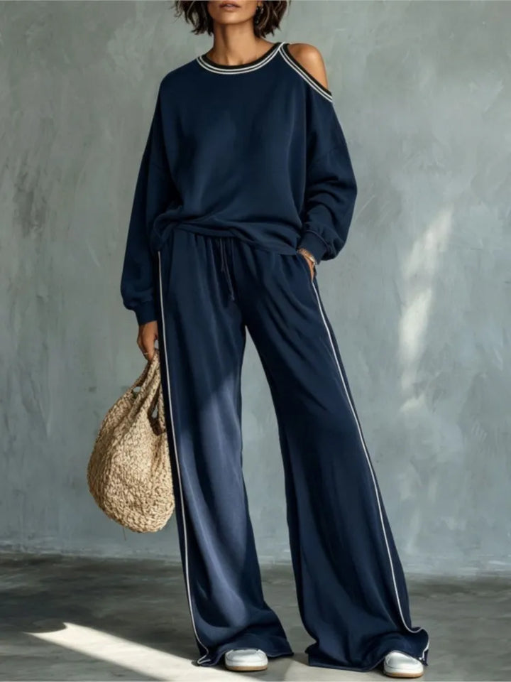 Ann Cold Shoulder Lounge Set