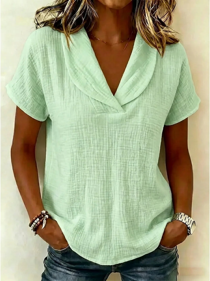 Camilla Relaxed V Neck Blouse