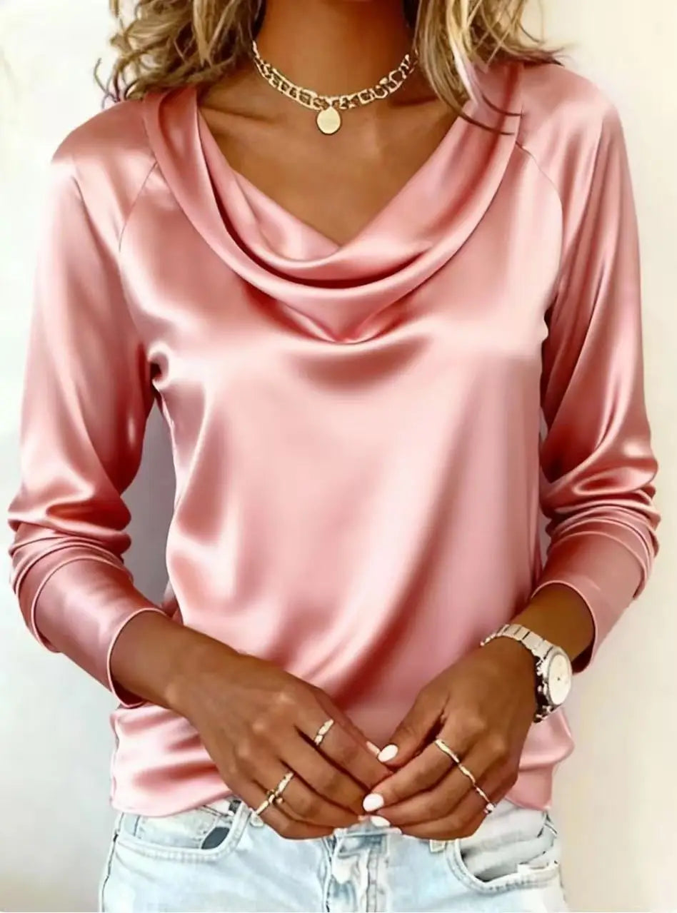 Aveera Cowl Neck Blouse