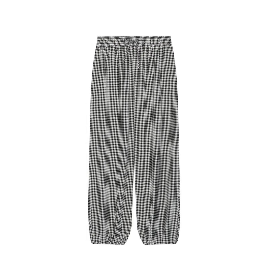 Kaydence Plaid Lantern Trousers