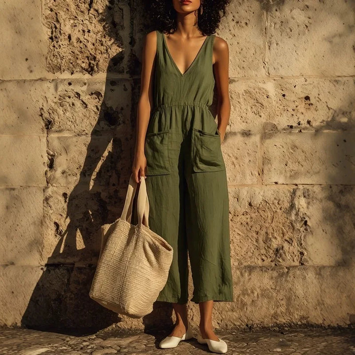 Ariella Functional Wide Leg Jumpsuit