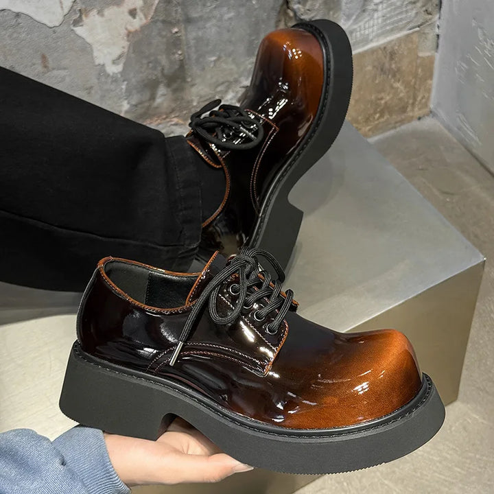 Bramwell Chunky Sole Derby Shoes