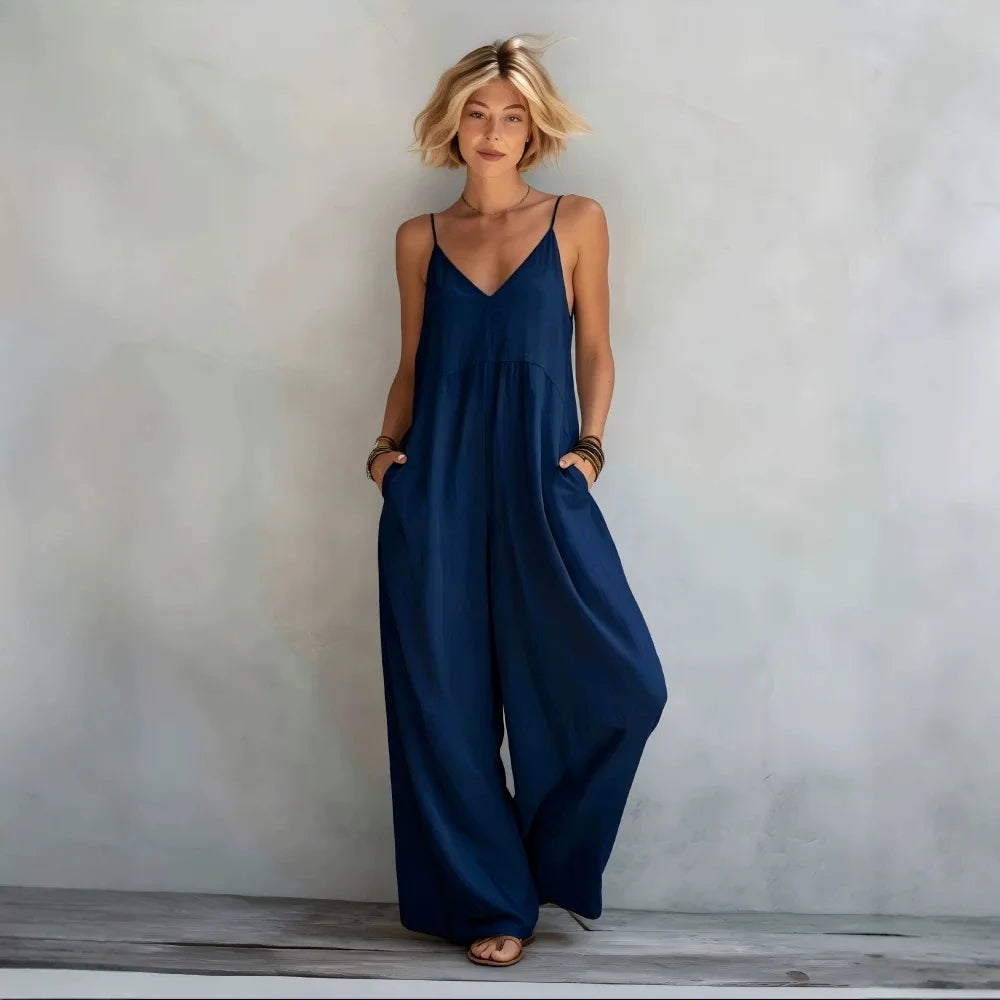 Elara Pocket Wide Leg Jumpsuit