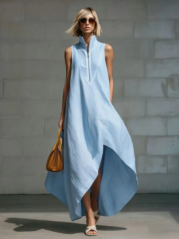 Marlowe Sleeveless Relaxed Linen Maxi Dress