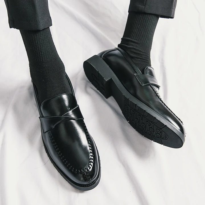 Dominic Leather Dress Loafers