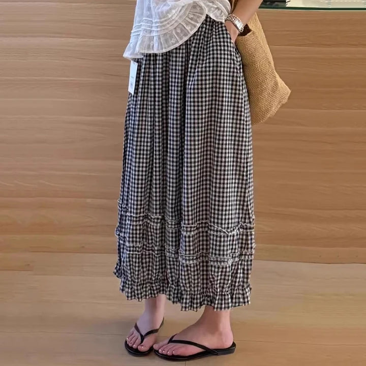 Isobel Lace Trim Wide Leg Trousers