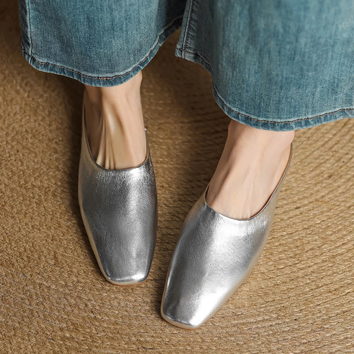 Marlowe Genuine Leather Flats