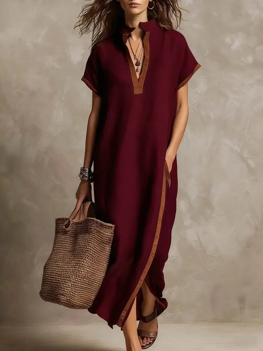 Avery Casual Boho Maxi Dress