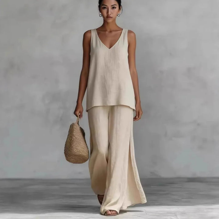 Minea Wide Leg Matching Set