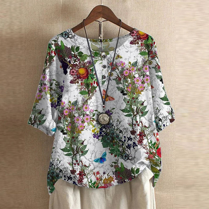 Liora Retro-Inspired Blouse